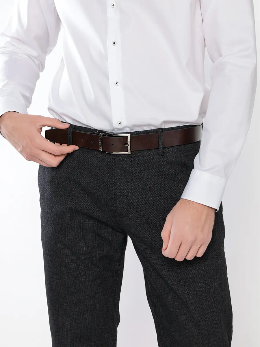 Ремень двухсторонний на пряжке